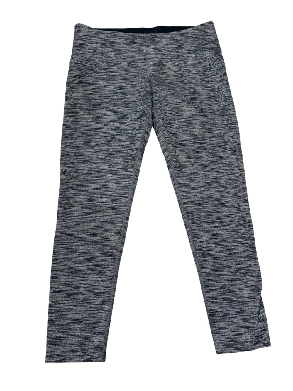 Tuff Athletics Gray Space-Dye Active Leggings